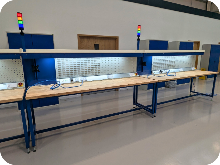 packing bench andons