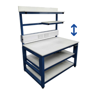 height adjustable packing bench